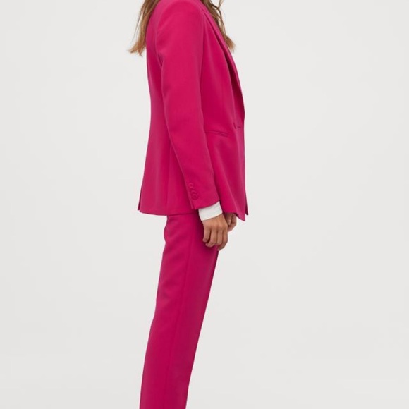 Double Breasted Pink Blazer - Picture 2 of 5